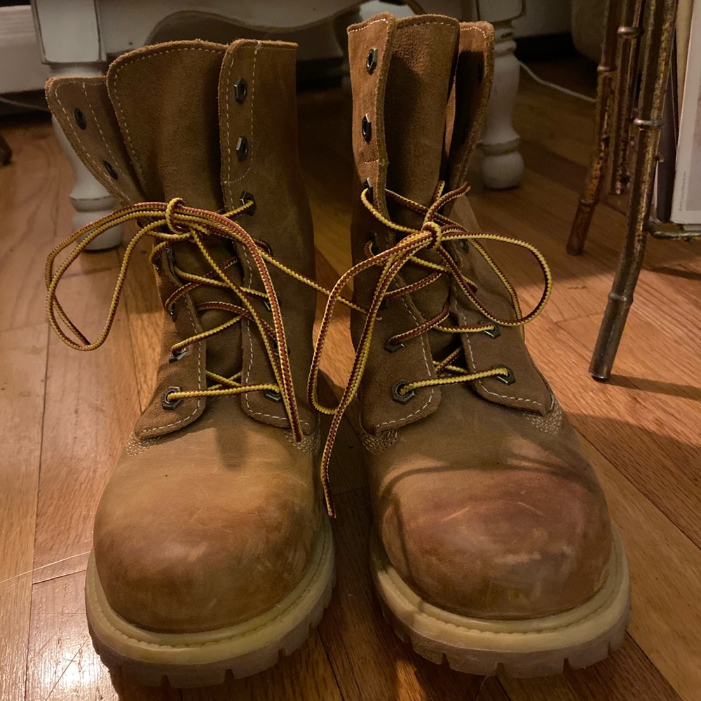 Timberland Brown Lace Up Boots - Picture 2 of 7